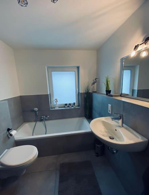 Grosse Moderne Ferienwohnung Auch Als Monteur Unterkunft Nutzbar, In Stolberg - Vicht 外观 照片
